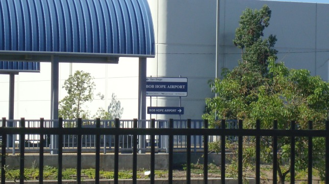Metrolink/Amtrak stop near Burbank Airport.