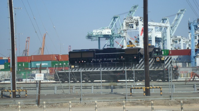Rail lines carry containers from the Port to destinations throughout the nation.