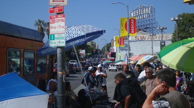 Street vendors on Alvarado.