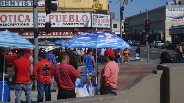 More vendors on the other side of Alvarado.