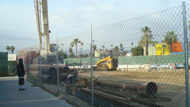 MTA construction in North Hollywood