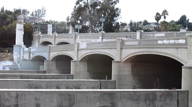 A view of the Hyperion Bridge.